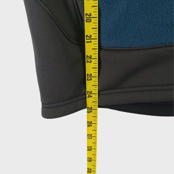 REI Co-op Fleece Full-Zip Vest Blue & Black Men's Small Hiking Travel Outerwear - Picture 10 of 10